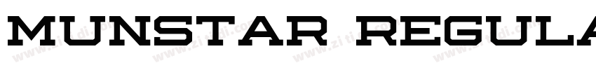 Munstar Regular字体转换